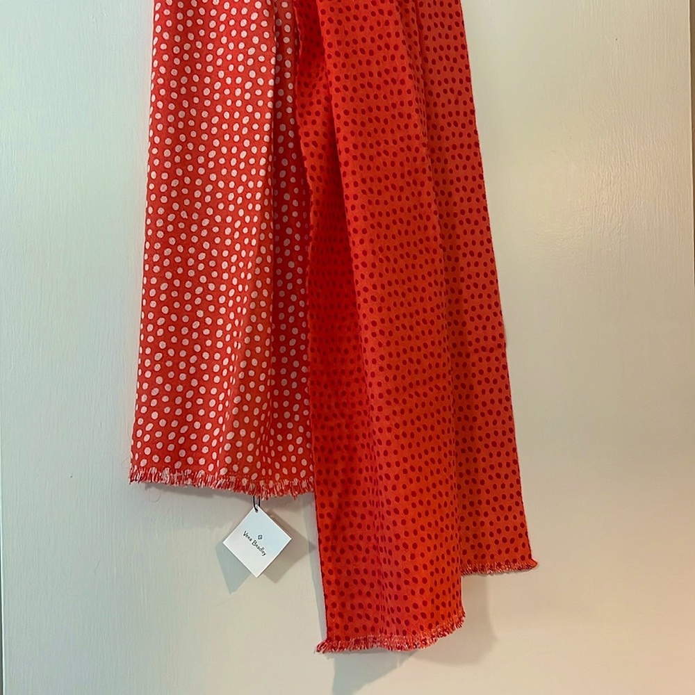 Vera Bradley Reversible Scarf in Orange NWT